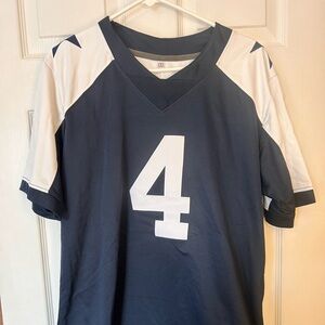 Men’s cowboys Prescott jersey- Navy and White-small